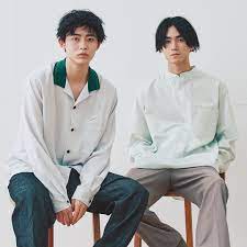 mensnonno ノーカラーとオープンカラー どっちを選ぶ シャツ ノーカラーシャツ オープンカラーシャツ 野村大貴 豊田裕大 メンズノンノ shirt fas オープンカラーシャツ メンズファッション シャツ