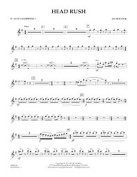 Sheet music boss • 1,5 млн просмотров. Jay Bocook Head Rush Eb Alto Saxophone 1 Sheet Music Pdf Notes Chords Festival Score Concert Band Download Printable Sku 341826