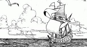 Mayflower coloring pages are a great way to open the discussion about the ship that the pilgrims sailed on to this country in 1620. Mayflower Boat Coloring Pages Free Printable Mayflower Coloring Coloring Home