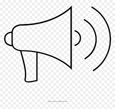 Search through 623,989 free printable colorings at getcolorings. Megaphone Coloring Page Line Art Hd Png Download Vhv