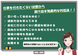 「家から出たくない人」のブログ 更新頻度 175回 / 317日（平均3.9回/週） 読者になる 佐藤キナコさんの新着記事. ä»•äº‹ã«è¡ŒããŸããªã„ è¡Œã'ãªã„æœã¯ä¼'ã‚€ã¹ã æ³£ã„ã¦ã—ã¾ã†ãªã©ã¯ç—…ã®ã‚µã‚¤ãƒ³ ã‚¸ãƒ§ãƒ–ã‚·ãƒ•ãƒˆ
