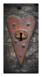 Ancient Keyhole Doors Old Keys Heart Shapes