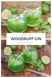 Gin Mit Leckerem Waldmeister Und Frischem Sekt Waldmeister Waldmeister Getrank Gin Cocktail Rezepte