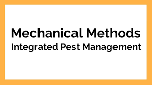 Pest control strategy that uses a combination of techniques to reduce pest pops to economically acceptable levels. Mechanical Control Of Insects Integrated Pest Management Agricultural Entomology Youtube