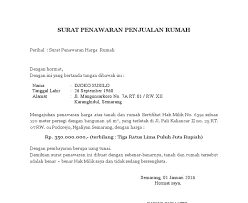 Contoh surat penawaran untuk berbagai keperluan. Surat Penawaran Jual Beli Rumah Icon Rumah