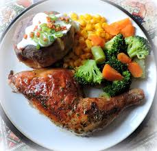 Brush the butter sauce over each chicken quarter, covering completely. Lemon Garlic Herb Chicken Quarters The English Kitchen