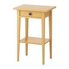 Ikea Hemnes Nightstand Black Brown Smooth Running Drawer With Pull Out Stop Made Of Solid Wood Which Is A Hemnes Bedside Table Hemnes Ikea Yellow Table