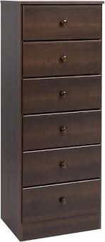 The package was shipped on time and well protected. Dark Brown Wooden 6 Drawer Tall Dresser Chest Drawers Clothes Storage Cabinet Ebay