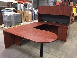 Modern and top quality executive office desk. U Shape Executive Desk Including White Glove Delivery Setup Sale Overnight Office