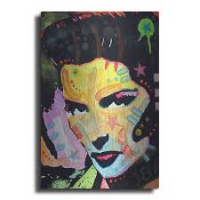 'Katherine Hepburn' by Dean Russo, Metal Wall Art