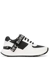 Burberry Logo Strap Low Top Sneakers Farfetch In 2021 Black And White Sneakers Top Sneakers Sneakers Fashion