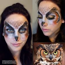 Owl Halloween Makeup Karneval Schminken Fasching Schminken Schminkzeug