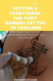 One of the things that thailand is well known for is its variety and quality of fruits. How To Get A Traditional Sak Yant Bamboo Tattoo In Chiang Mai Nomadicchica Travel And Luxury Blog