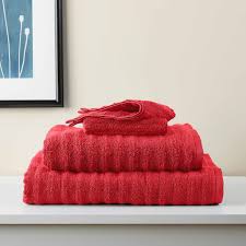 They're a great way to dry off after a long day at work, and they can also be used to wipe down the countertops and other surfaces. Mainstays Performance Textured 6 Piece Bath Towel Set Red Sedona Walmart Com Walmart Com