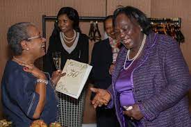 The first lady margaret kenyatta received a standing ovation in us for her beyond zero campaign first lady margaret kenyatta to deliver keynote address at harvard university outlining gains of her. Office Of The First Lady Kenya First Lady Margaret Kenyatta Receives A Birthday Card From Former First Lady Mama Ngina Kenyatta During Her 50th Birthday Celebrations In London Facebook