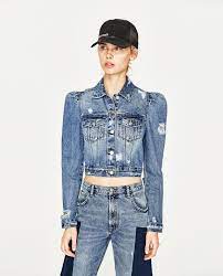 Image 2 De De Zara Cropped Denim Jacket Zara Denim Jacket Denim Jacket