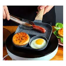 Ripley - SARTEN ANTIADHERENTE 3 SECCIONES MULTIUSOS NEGRO 45X45X15CM