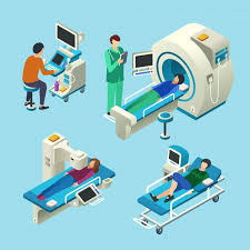 Mri Scanner Isometric Cartoon Of Doctor Free Vector Freepik Freevector Medical Cartoon Doctor Hospital Medical Mri Medical Illustration
