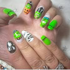 Super catalogo de diseños de uñas para pies, juveniles, bonitas, sencillas, francesas, con flores, mariposas y más para este año 2020. De 100 Fotos De Unas Halloween 2020 Decoracion De Unas