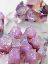 You can also make these easy diy soap crystals using the same melt and pour glycerin soap base. How To Diy This Awesome Looking Amethyst Soap We Found On Instagram Allure