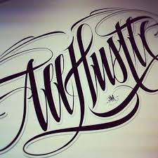 No Love All Hustle Og Abel Tattoo Fonts Cursive Calligraphy Words Chicano Lettering