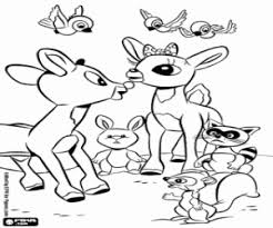 Malvorlage rudolf coloring and malvorlagan : Ausmalbilder Rudolph Das Rentier Mit Der Roten Nase Malvorlagen