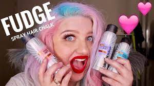 From temporary color rinse to styling mousse and spray on hair dye to hair chalk, discover your favorite temporary hair dye now. Unicorn Hair Fudge Urban Colour Spray Hair Chalk Review And Demo Youtube