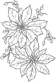 Learn about famous firsts in october with these free october printables. Beautiful Poinsettia Flower Coloring Page Color Luna