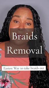 The easiest way to take braids out is to get someone else to do it  😂😂😂#creatorsearchinsights #braids #braidstakedown #bohobraids  #knotlessbraids #hairtok
