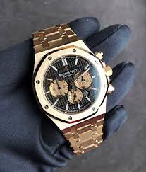 Audemars Piguet New Royal Oak Chronograph 26331or Full Rose Gold Brown Dial Watch In 2020 Audemars Piguet Piguet Luxury Watches For Men