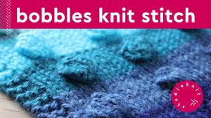 Knitted bobbles can be added to pretty much any item and on almost any stitch background. Bobble Stitch Knitting Pattern Youtube