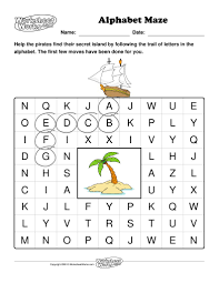 Learn the alphabet in french: Worksheet Works Alphabet Maze 18 Pdf Intellectual Works Computing