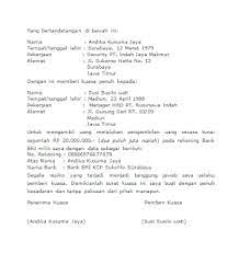 Check spelling or type a new query. Contoh Surat Kuasa Pengambilan Uang Tabungan Di Bank