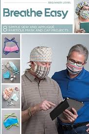 Breathe Easy Diy 8 Simple Sew And Applique Particle Mask And Cap Projects In 2020 Sewing Beginning Crochet Mask For Kids