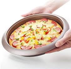 9 In Nonstick Round Carbon Steel Pizza Pan Bakeware Oven Safe Pan Pizza Oven Safe Oven
