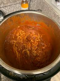 Place the lid on the pot and make sure the vent valve is in the sealing position. I Made Spaghetti For Dinner I Like My Spaghetti With Extra Sauce And Meat Sorry People I Don T Like My Spaghetti Dry It S Just My Preference Instantpot