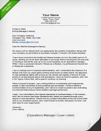 Operations Manager Cover Letter Sample | Resume Genius