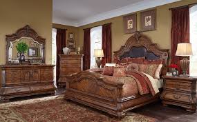 In 2021, keep the heart of it (weathered surfaces, warm, neutral color palettes. Michael Amini Tuscano Melange Queen Bedroom Set