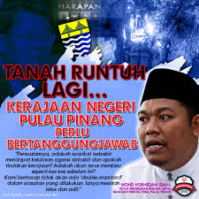 Menurut laporan media tempatan, telah berlaku tanah runtuh ditapak pembinaan di kawasan bukit kukus. Tanah Runtuh Lagi Kerajaan Negeri P Pinang Perlu Bertanggungjawab Penang Online