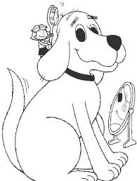 Clifford printable birthday coloring page from scholastic | sweeps4bloggers. Emily Brush Clifford The Big Red Dog Hair Coloring Page Coloring Sun
