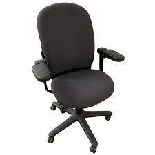 Steelcase drive chair, black fabric back & seat, black frame. Steelcase Drive Grey Task Chair Redeemed Office