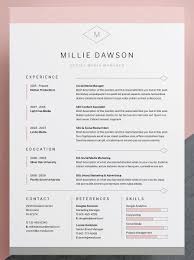 An elegant resume is more than just a mere job application letter. Professional Elegant Resume Cv Template With Matching Cover Letter Template Available For Wor Resume Design Professional Resume Design Template Resume Design