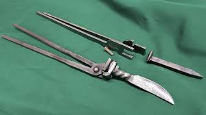 Ellis, february 24, 2014 in knives for sale. Quick Mini Railroad Spike Tongs Ken S Custom Iron Store