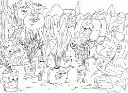 Simple vegetable garden coloring pages. Gardening Coloring Pages Best Coloring Pages For Kids