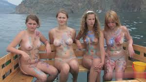 Nude teen get freaky on a yacht - wild scenes