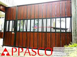 Semakin mengesankan wajahnya, semakin membuat penasaran si tamu. Pintu Gerbang Pagar Klasik Motif Kayu Modern Expanda Di Cimanggis Jual Kanopi Tralis