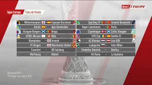 « c'est vite dit qu'il faut punir ». Le Tirage Au Sort Complet Des Seiziemes De Finale De La Ligue Europa L Equipe