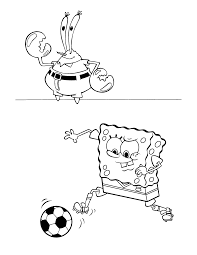 Gambar Mewarnai Terbaik Gambar Mewarnai Spongebob Hd
