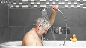 helping someone with dementia shower