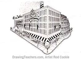 2 Point Perspective Drawing Lesson Perspective Drawing Lessons Point Perspective Perspective Drawing Architecture